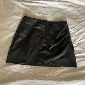 Zara Faux Leather Skirt